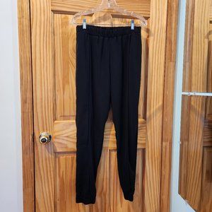 Black Elastic Waist Pants